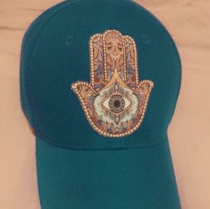 Hamsa Twill Snapback Blue
